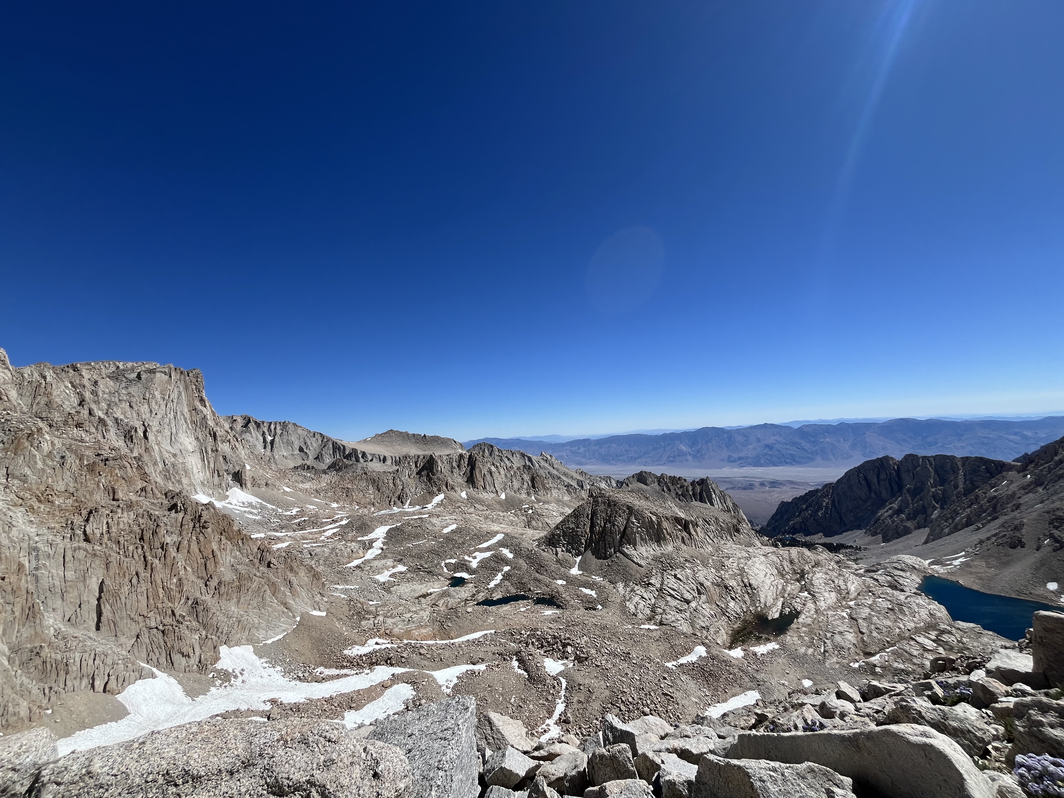 The highest point I was able to get to on the 99 Switchbacks