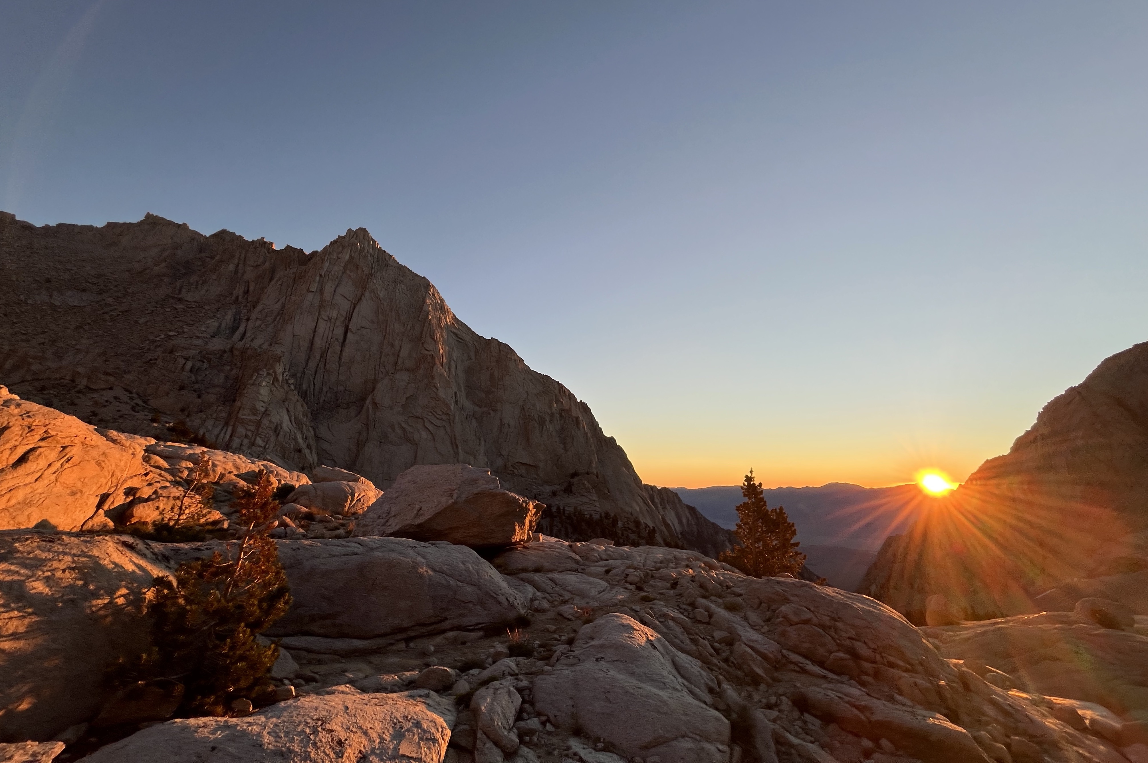Sunrise in the Mt. Whitney area